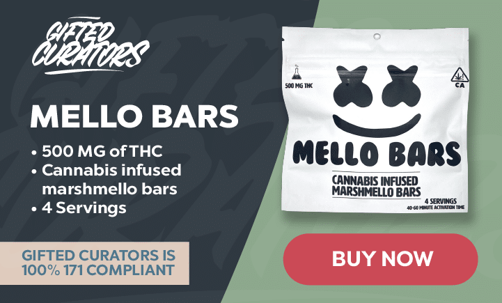 Mello Bars cannabis edibles DC Gifted Curators DC