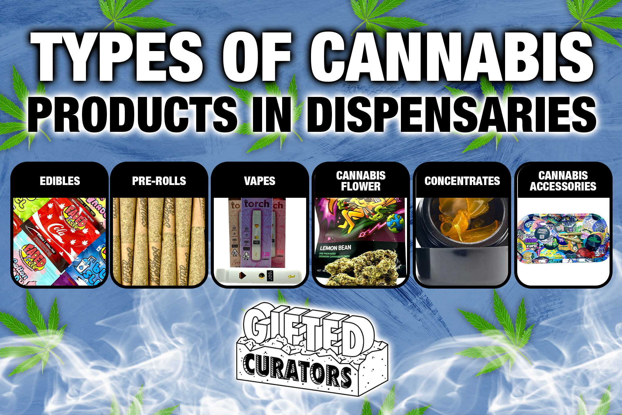types of cannabis products in dispensaries